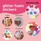 Incraftables Glitter Foam Stickers for Kids Self Adhesive 100pcs. Assorted Foam Flower Stickers, Heart Stickers, Star Glitter Stickers & Butterfly Sparkly Stickers for Arts & Crafts for Kids & Adults